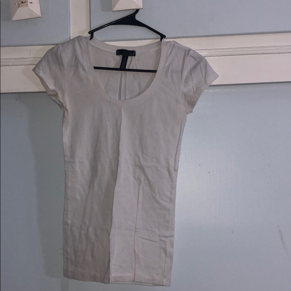 Mandee plain white tee